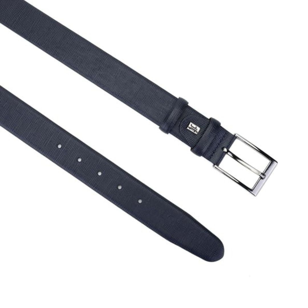 Madasat Navy Blue Men's Genuine Leather Sports Belt - 930 |