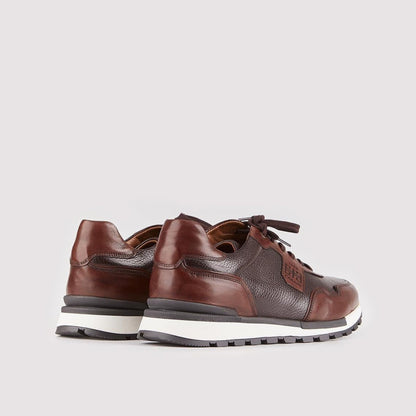 Madasat Brown Leather Casual Shoes - 341 |