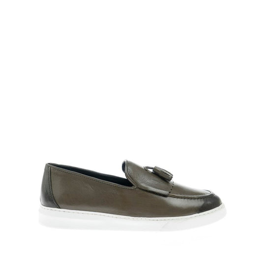 Madasat grüner Leder-Loafer – 678 |