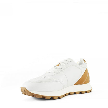 Madasat White Leather Men's Shoes - 884 |