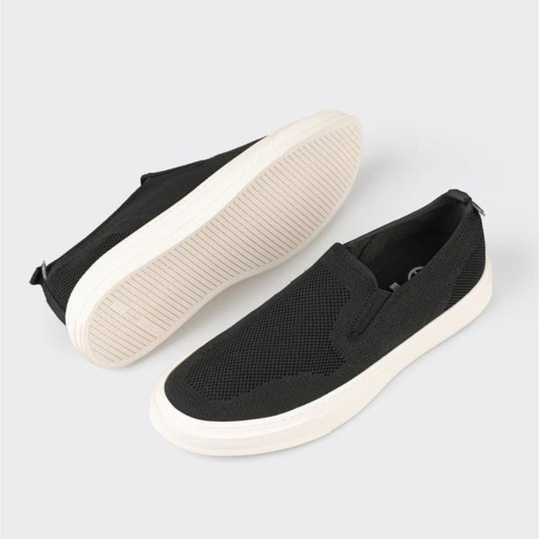 Madasat Black Men's Slip on Shoes - 893 |