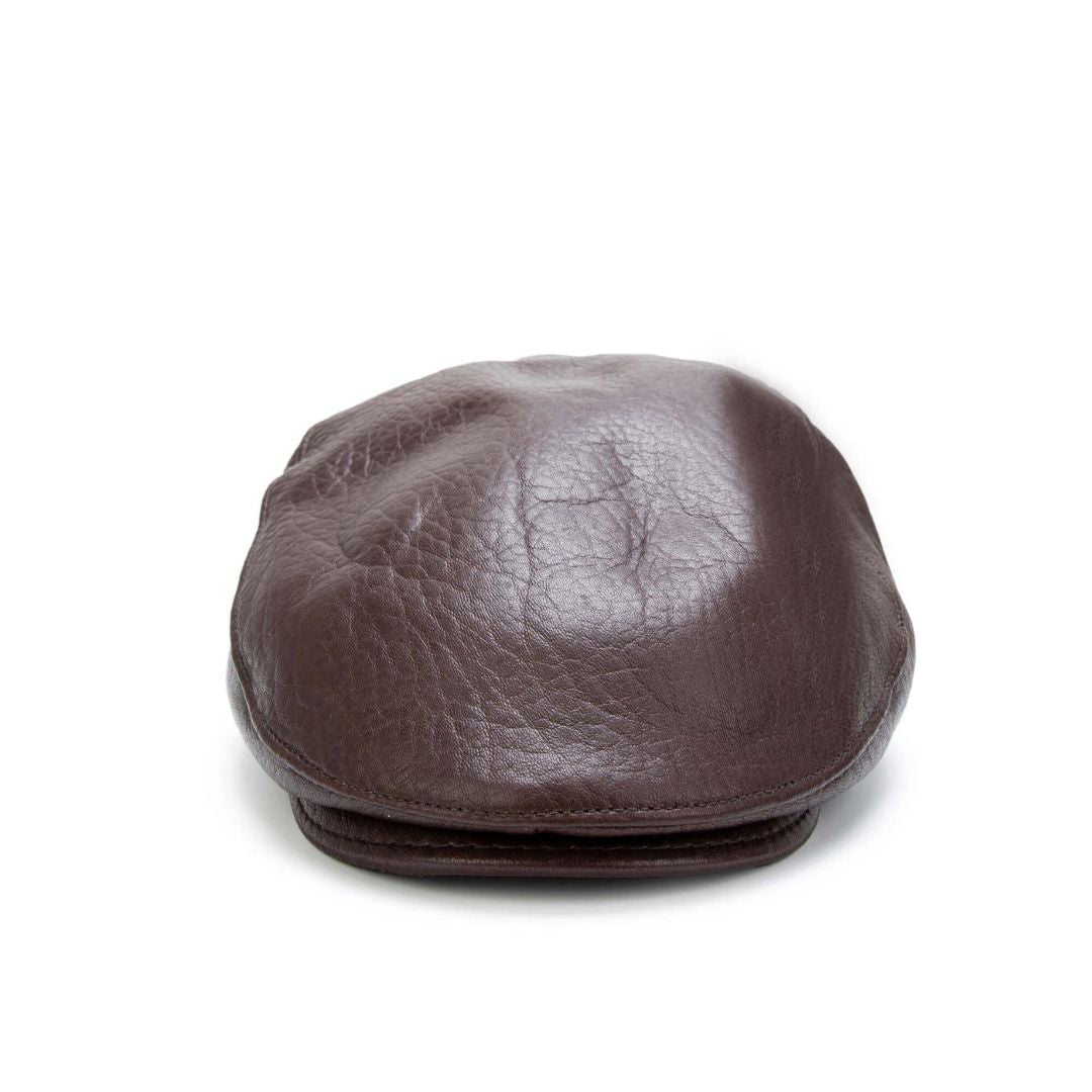 Madasat Brown Men's Genuine Leather Cap - 932 |