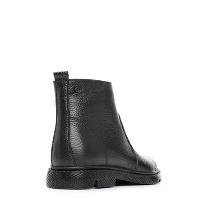 Madasat Black Leather Classic Boot - 559 |