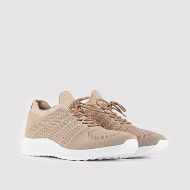 Madasat Beige Sneakers Shoes - 811 |