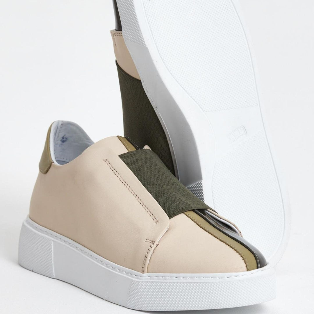 Madasat Beige-khaki Comfort Shoes - 687 |