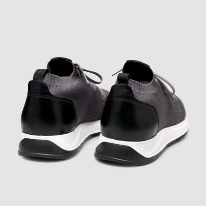 Madasat Men Knitted Charcoal Casual Shoes - 959 |
