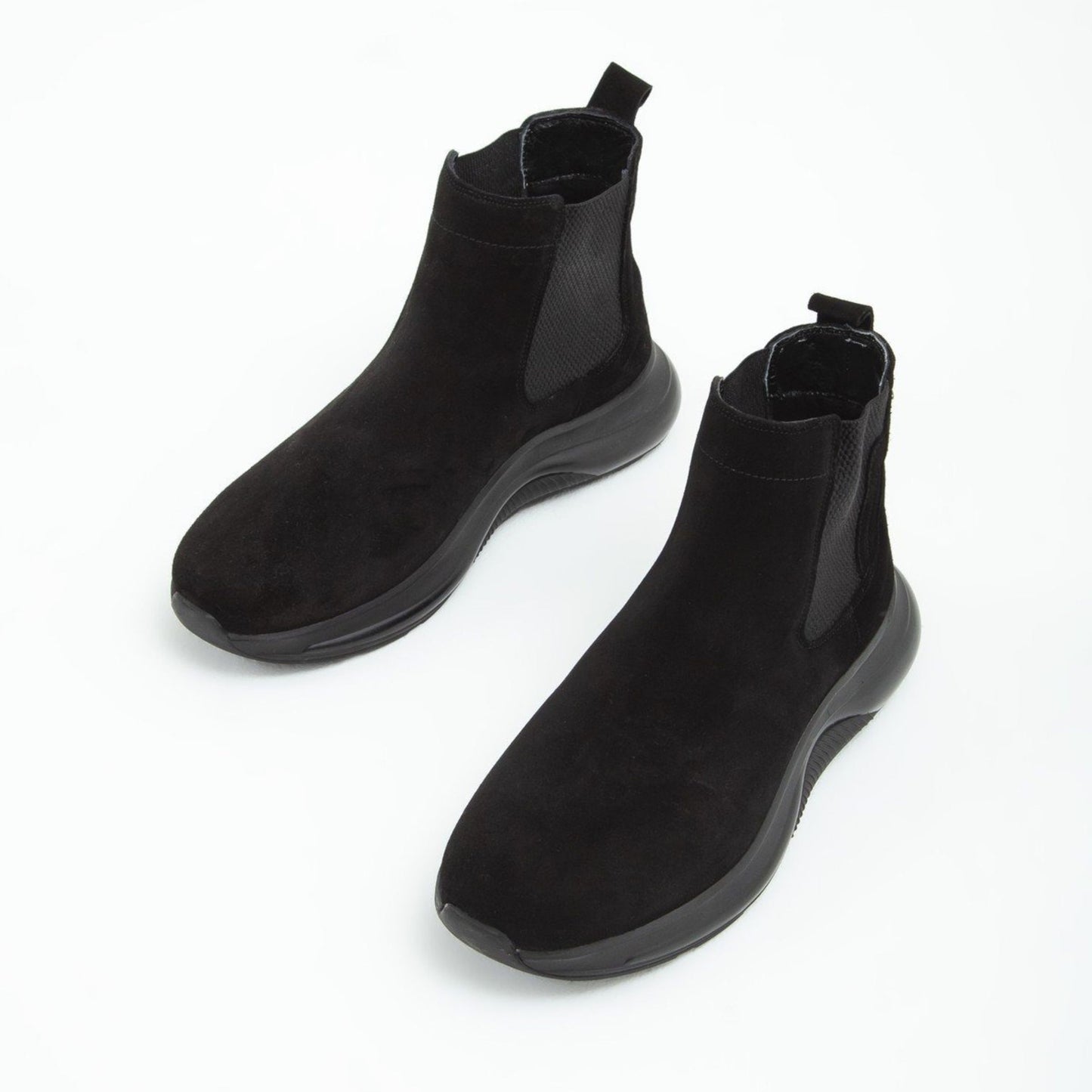 Madasat Black Suede Men's Casual Boots - 822 |