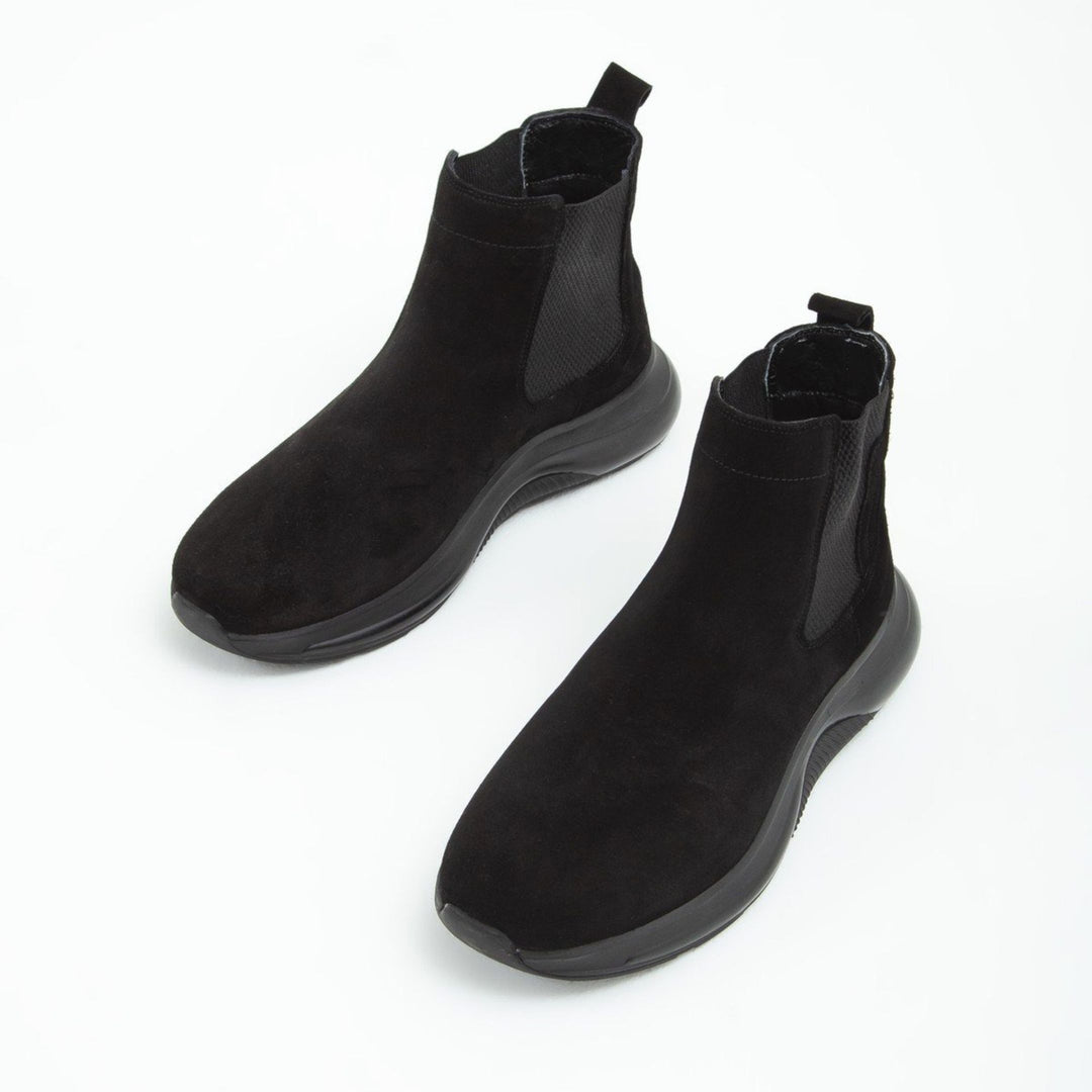 Madasat Black Suede Men's Casual Boots - 822 |
