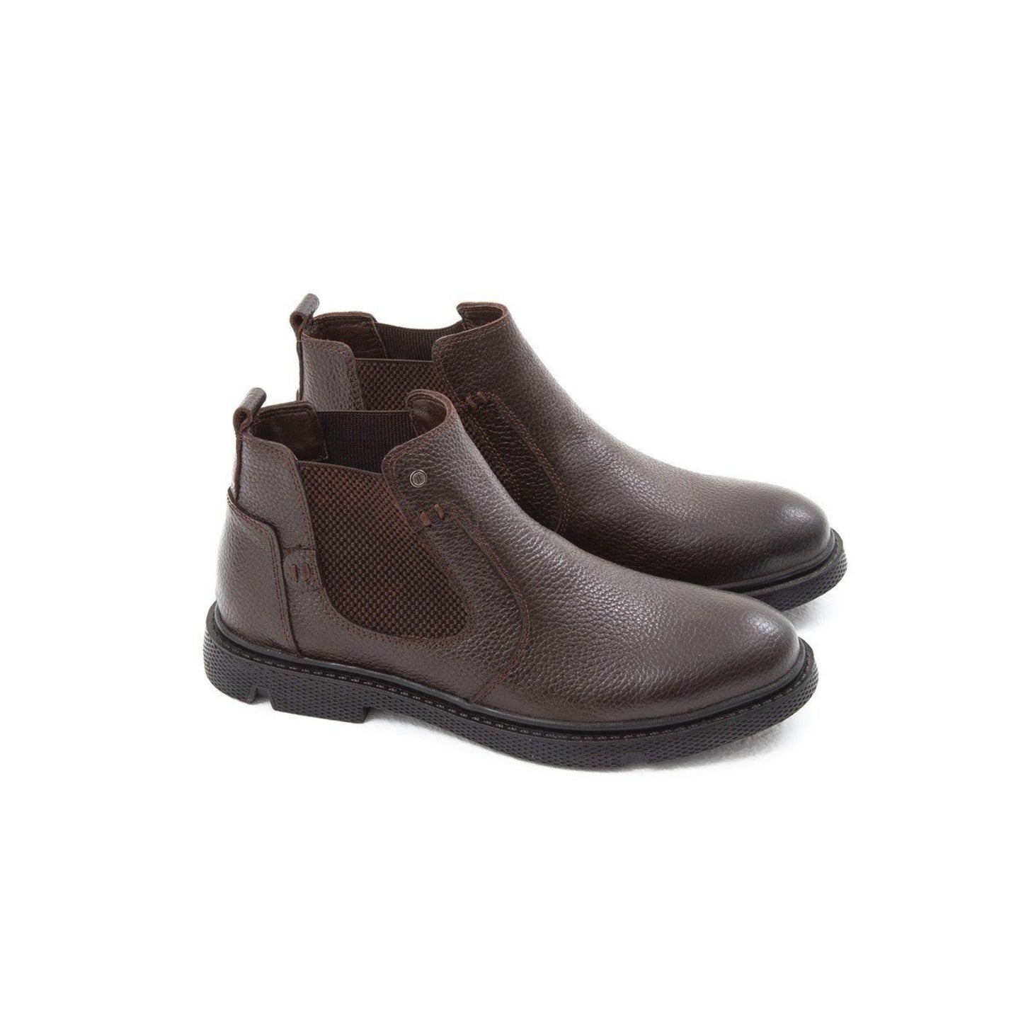 Madasat Brown Leather Classic Boot - 555 |