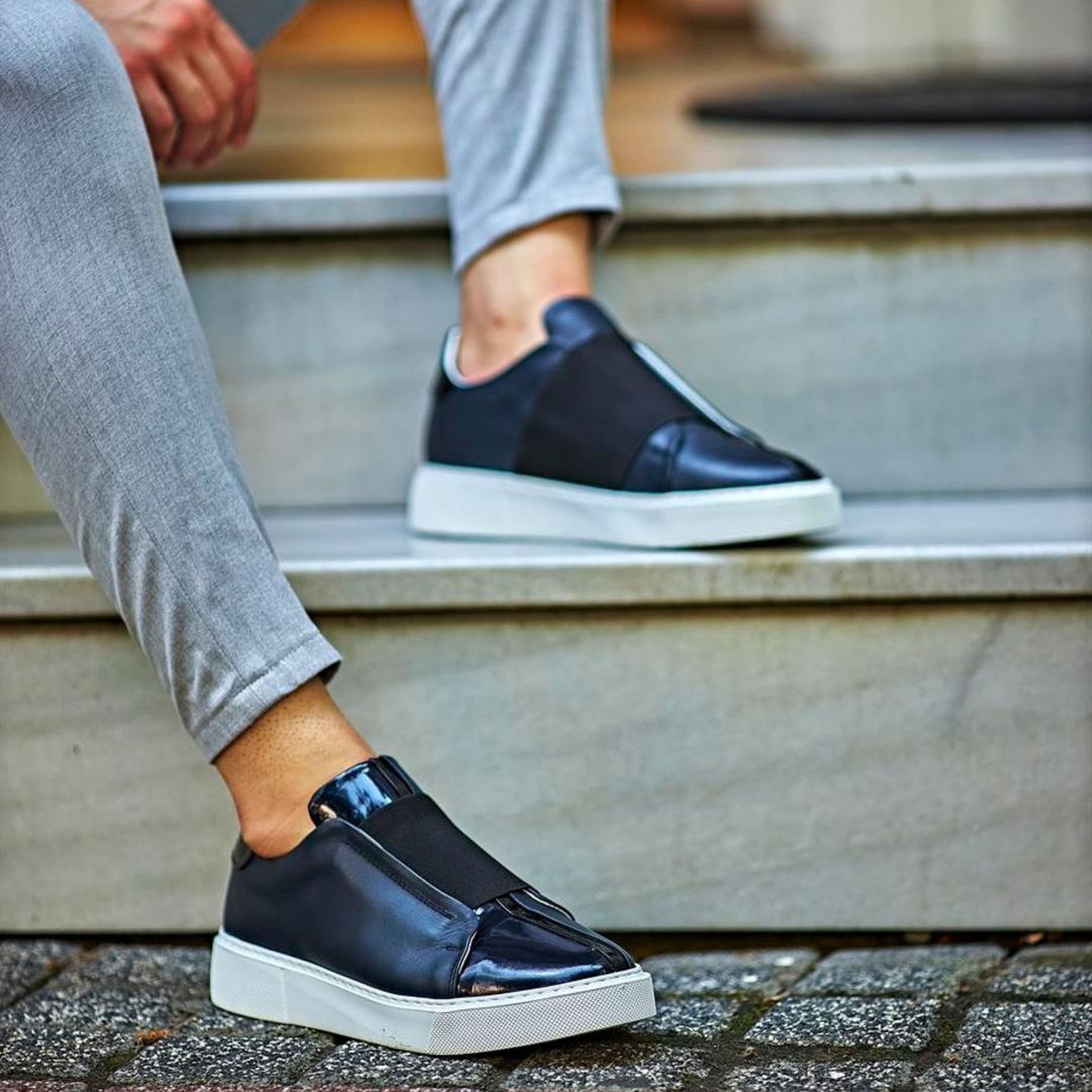 Madasat Navy Blue Comfort Shoes - 687 |