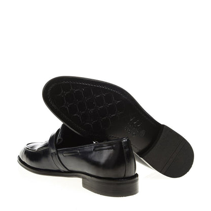 Madasat Black Leather Loafer - 719 |