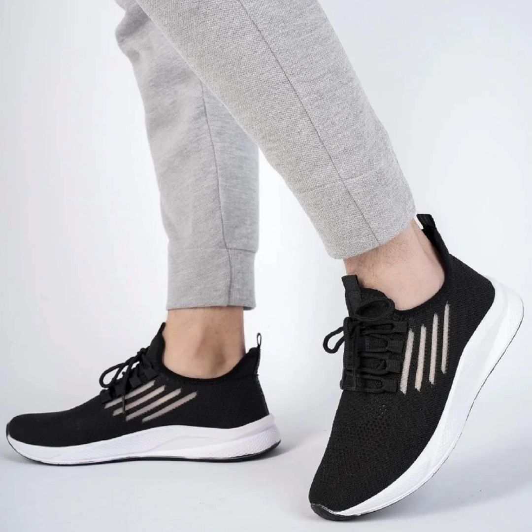 Madasat Black Orthopedic Sneakers Daily Shoes - 869 |