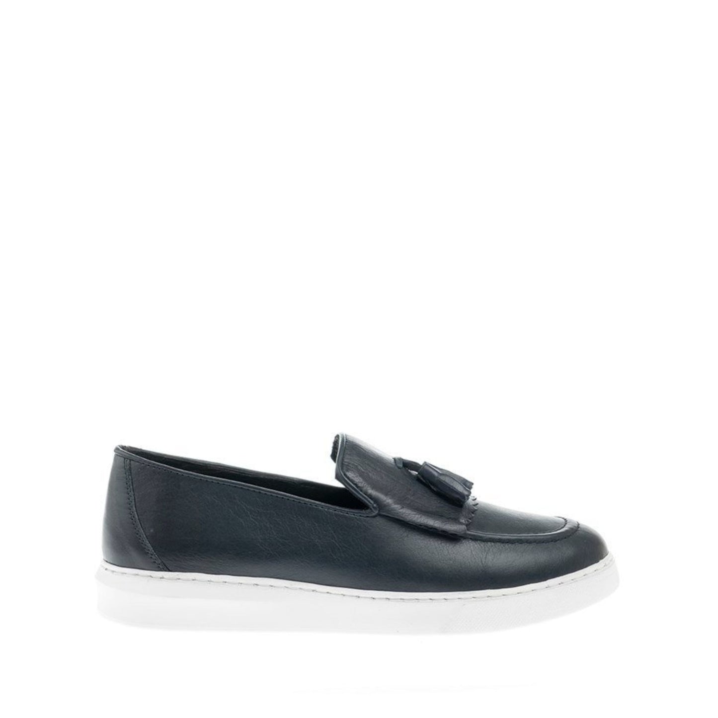 Madasat Navy Blue Leather Loafer - 678 |