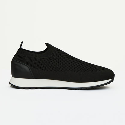 Madasat Men Black Slip On Knit Shoes - 881 |