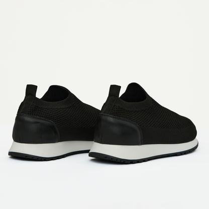 Madasat Men Black Slip On Knit Shoes - 881 |